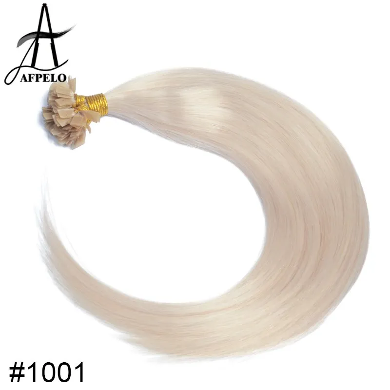 Estensione dei capelli a punta piatta dritta