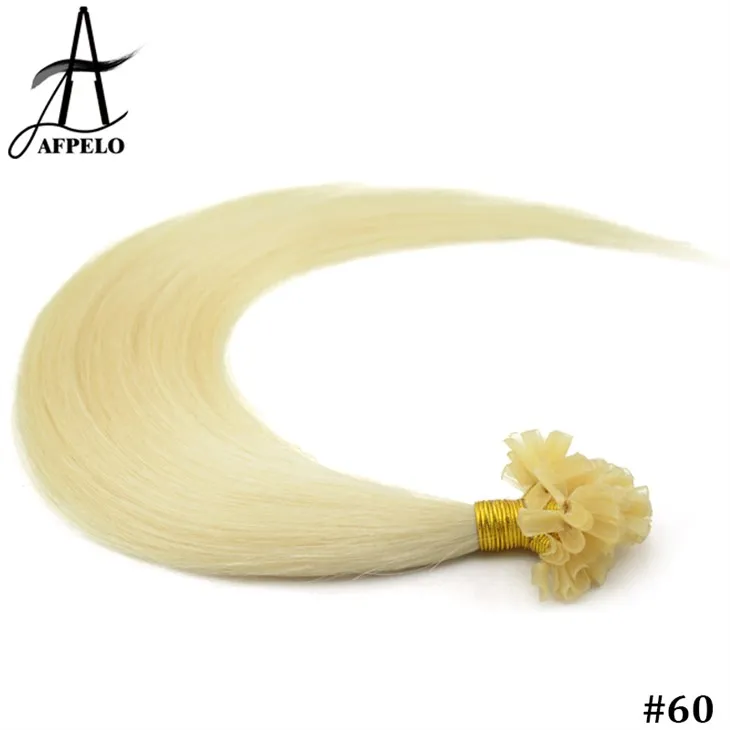 Estensioni dei capelli brasiliane con punta a U